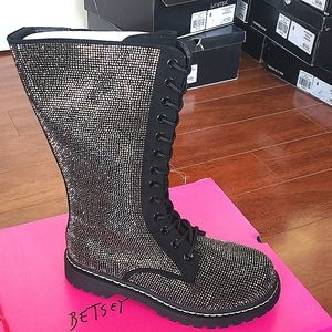 Sparkly Betsey Boots